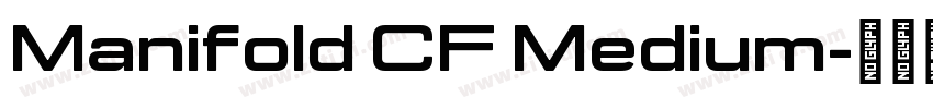 Manifold CF Medium字体转换